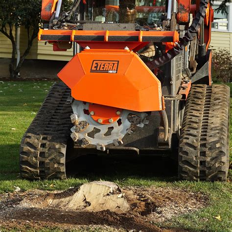 vortex mini skid steer stump grinder|eterra stump grinder attachment.